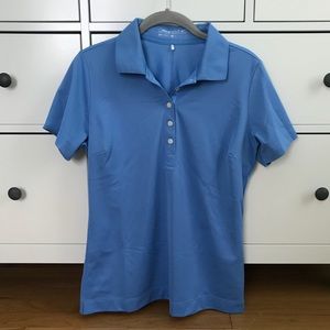 Nike Light Blue Golf Polo Shirt